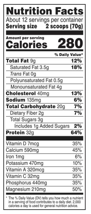 Muscle Milk Genuine Protein Powder, Chocolate, 1.93 Pound, 12 Servings