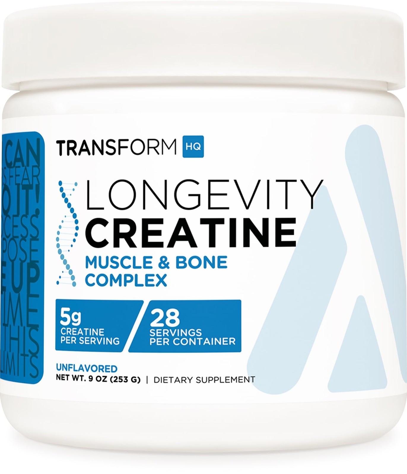 TransformHQ Creatine Powder 5g 28 Servings Unflavored