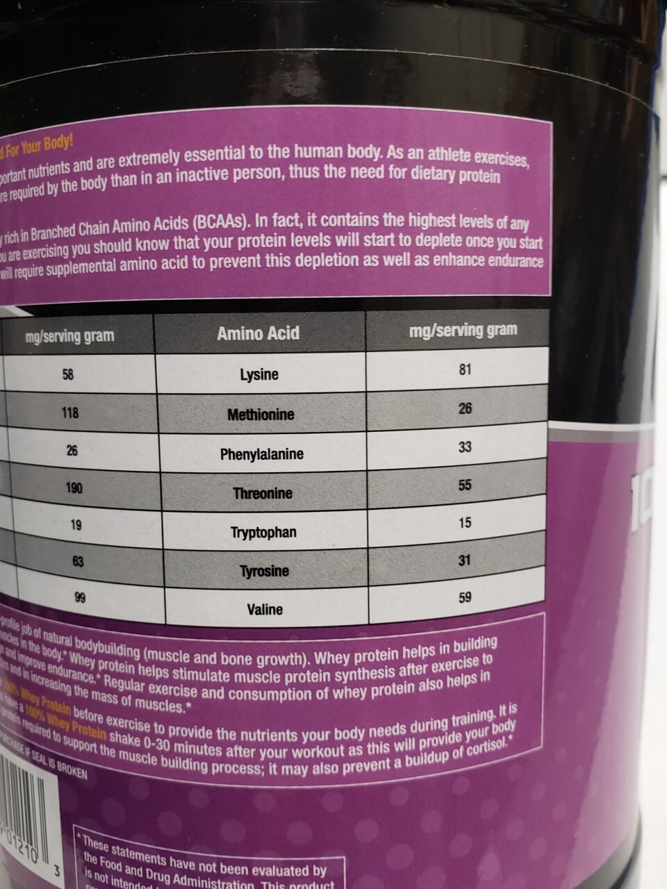 F3 NUTRITION – 100% Whey Protein – VANILLA – 2 lbs – Lean Muscle – Exp 5/2024