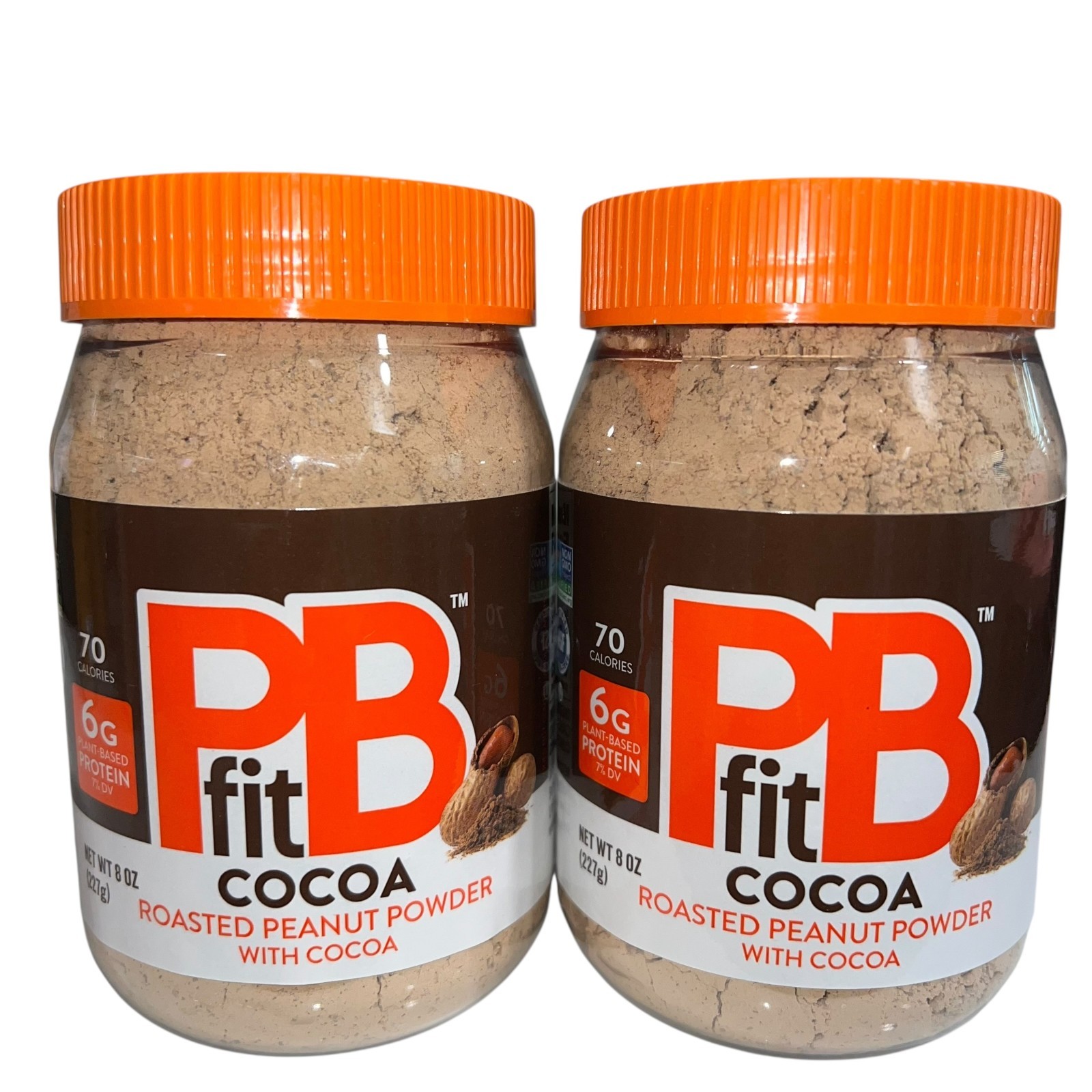 PBfit Chocolate Peanut Butter Powder 8oz – 2 Pack – Low Fat