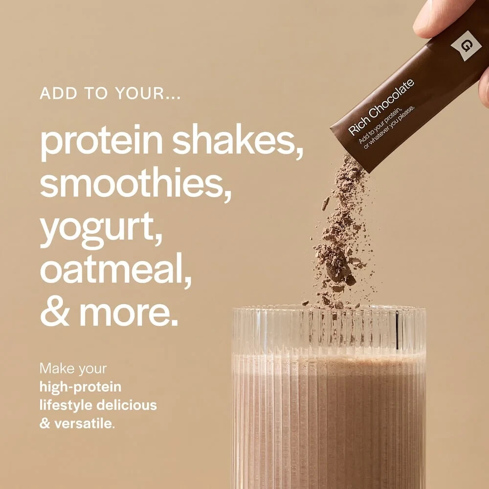 3x Rich Chocolate Flavor Packets (7 Pack) – Customize Your Daily Protein Shake