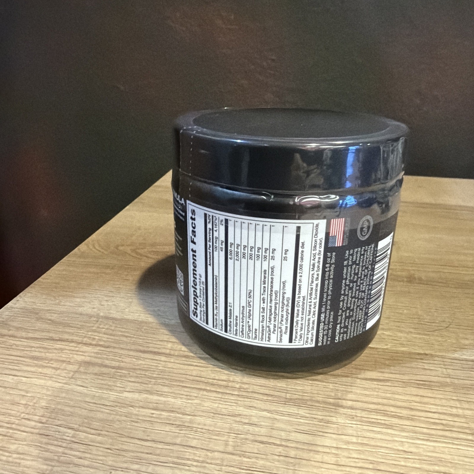 Bucked Up Pre-Workout Powder with 200mg Caffeine – Blue Raz 25 Servings)Ex 9/27