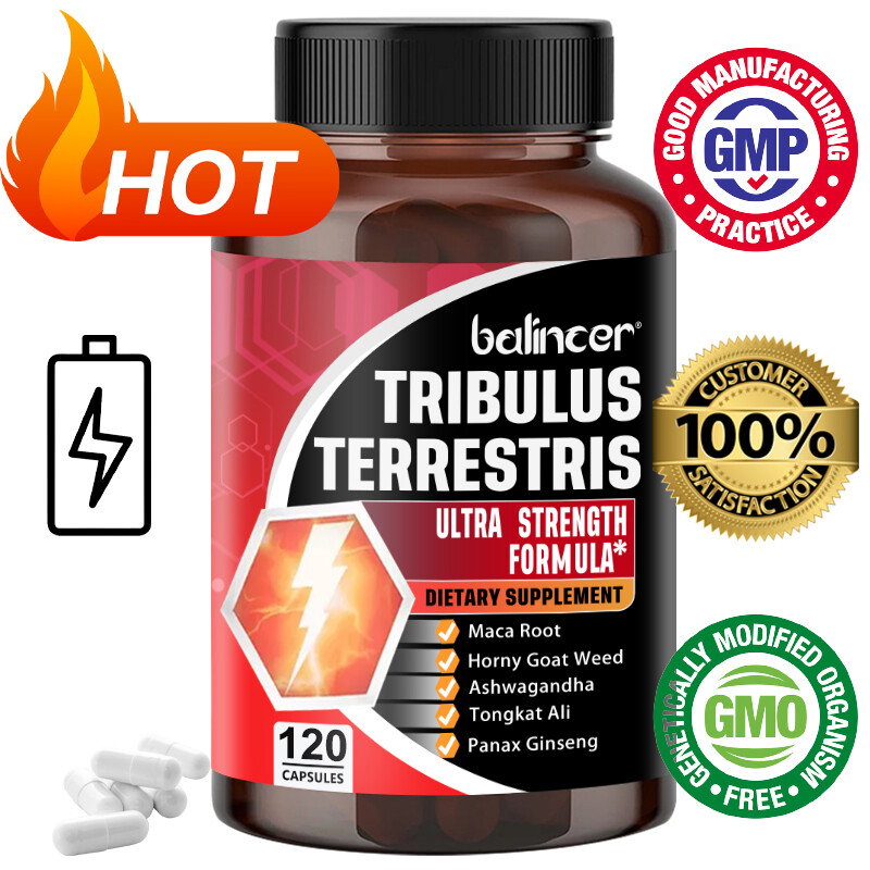 Tribulus Terrestris Extract 800mg 30 To 120 Capsules Vegan male energy Booster