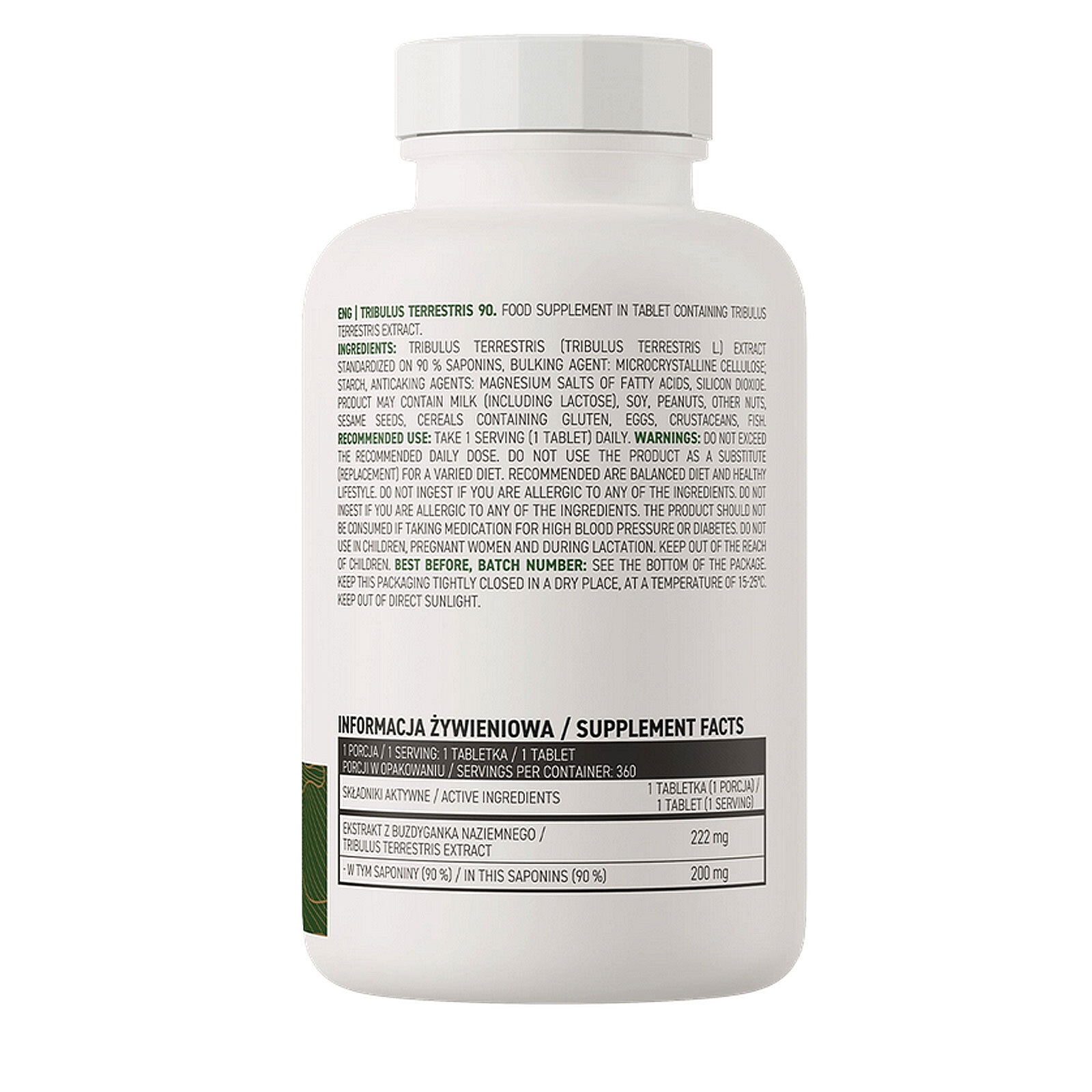 Tribulus Terrestris 90 360/720 Tablets Testosterone Booster Hormone Support PCT