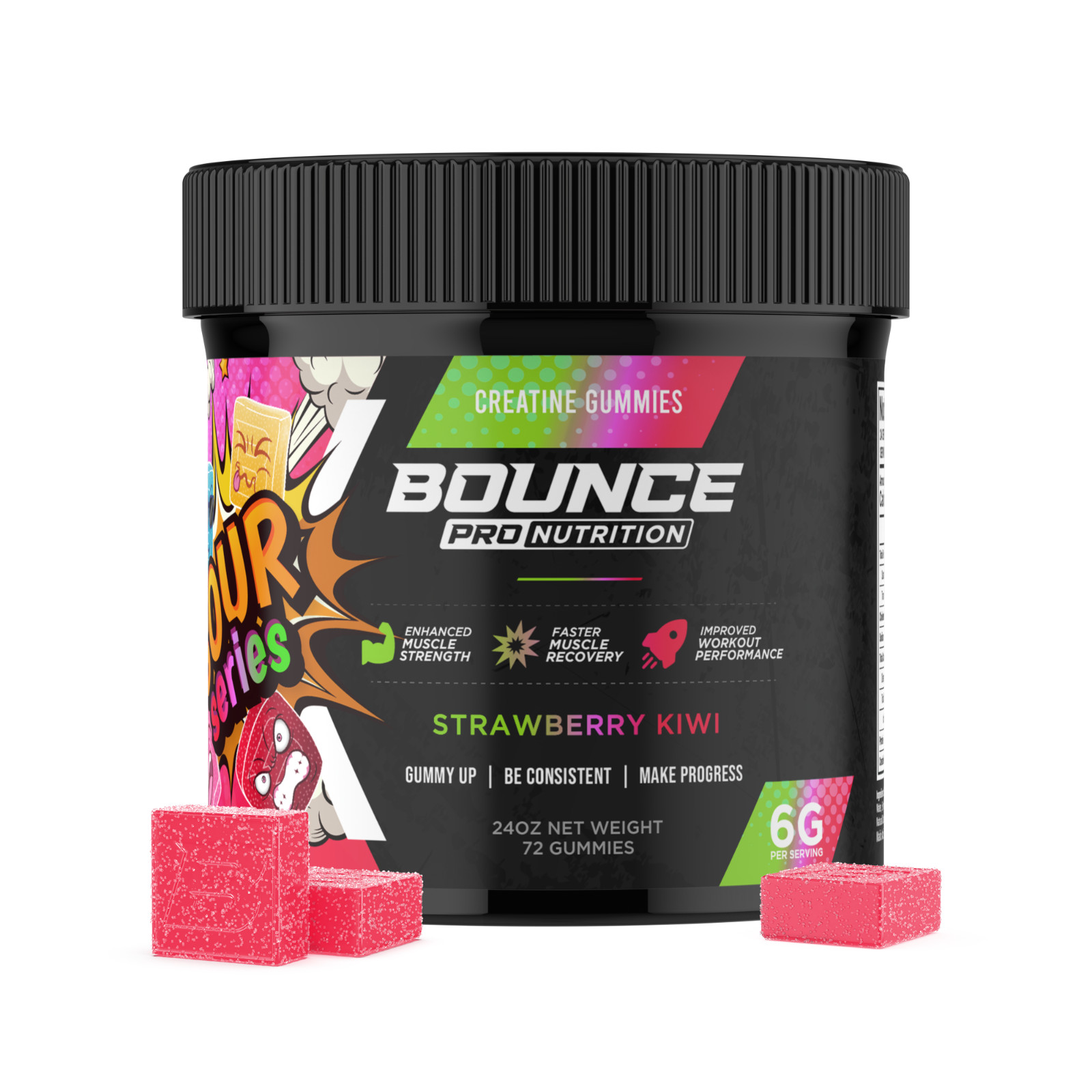 Creatine Gummies – Sour Series – 6 Grams