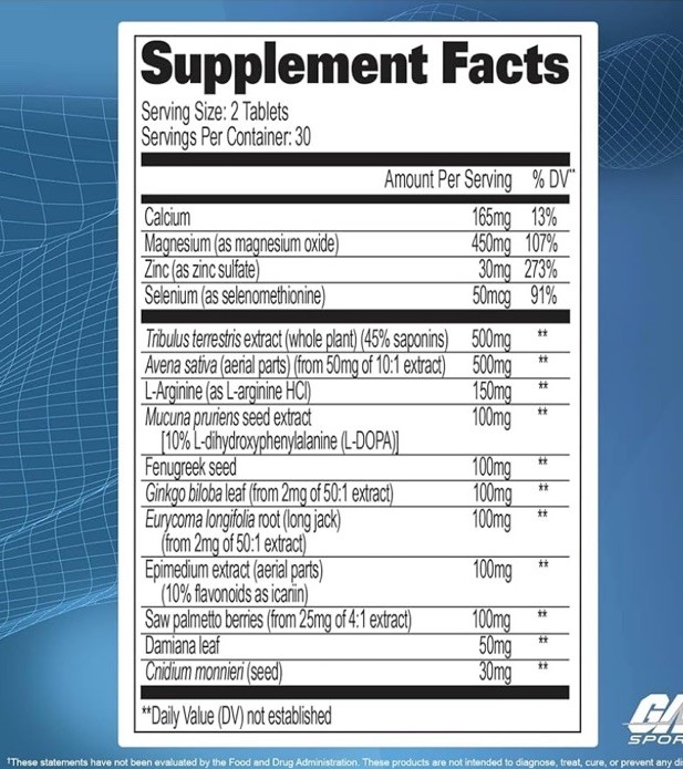 GAT SPORT Testrol Gold ES 60 Tablets