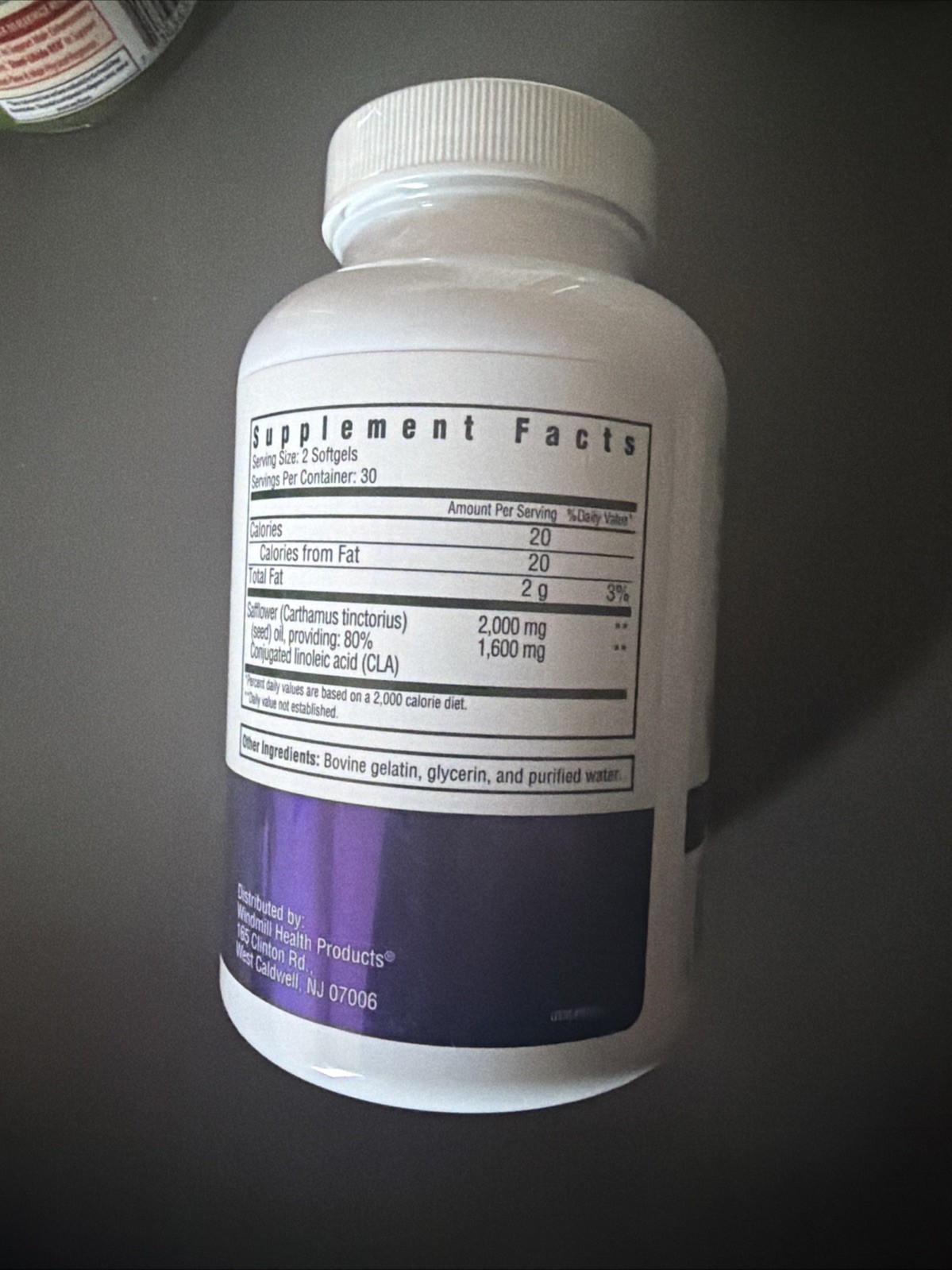 CLA- Conjugated Linoleic Acid 60 Soft gels by Zero Fat
