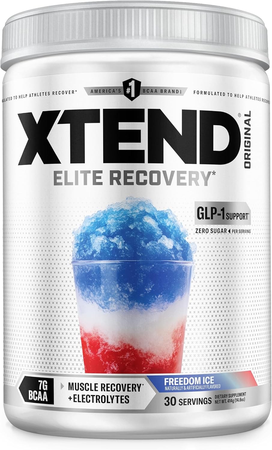 Xtend Original BCAA Powder 7G BCAA and 2.5G L-Glutamine, Sugar Free Post Workout