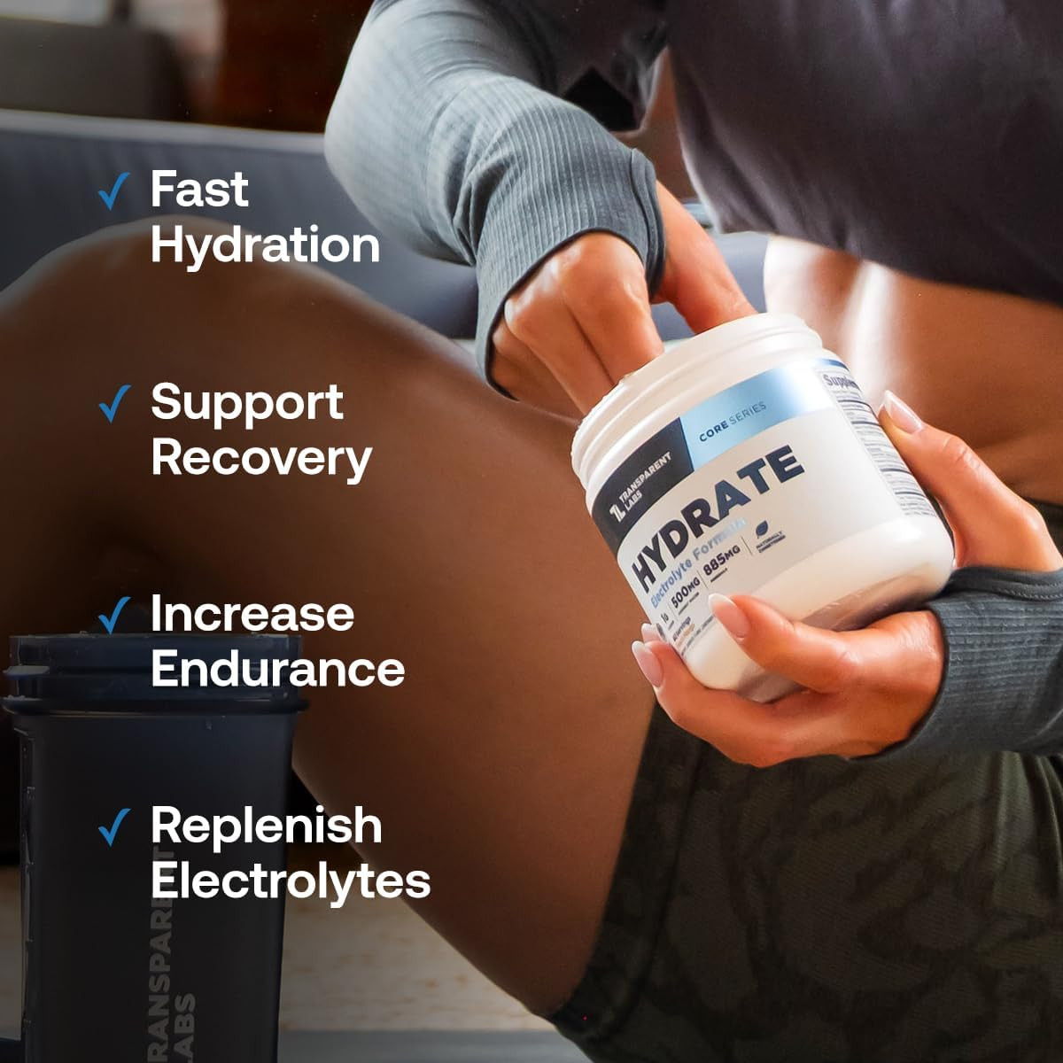 Hydrate Naturally Sweetened Electrolytes Powder – Hydration Powder Electrolytes