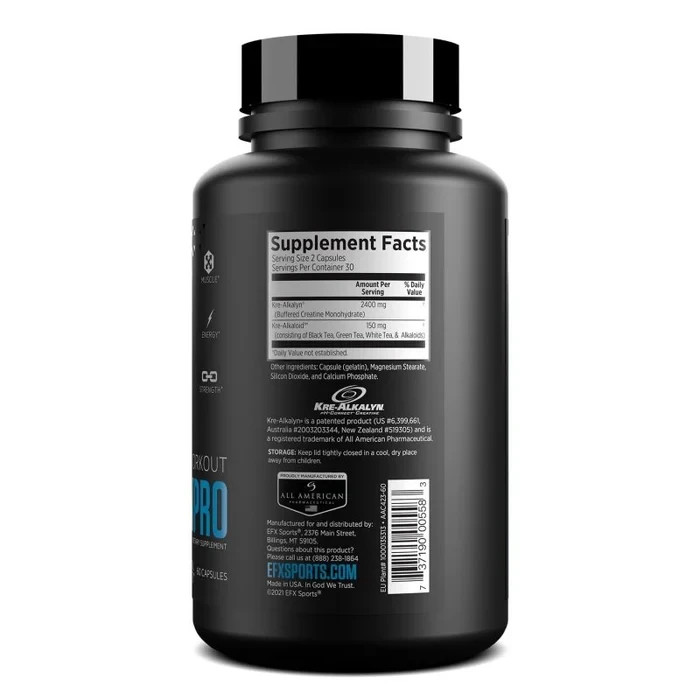 EFX Sports, Kre-Alkalyn Pro, 120 Capsules
