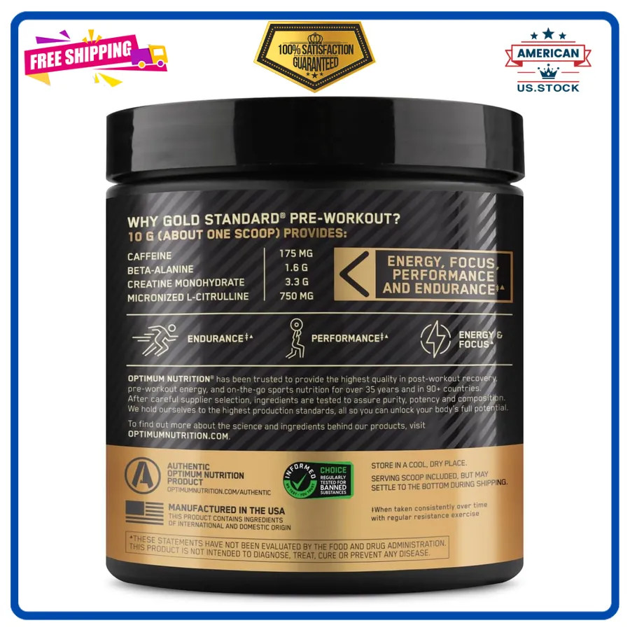 Optimum Nutrition Gold Standard Pre-Workout Watermelon Candy 30 Servings