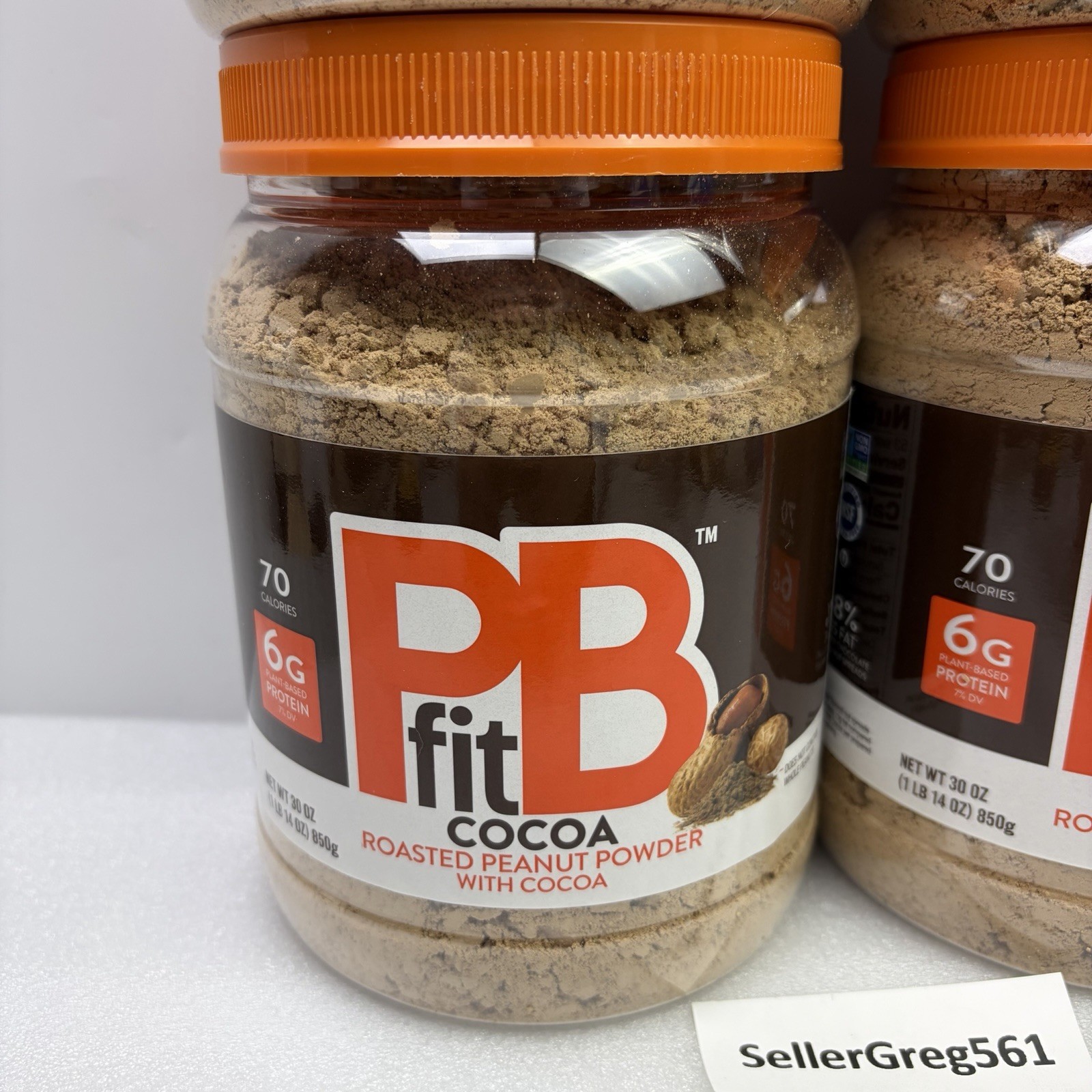 4 PACK PBfit Peanut Butter Powder Chocolate Flavor, Cocoa Roasted, 30 oz