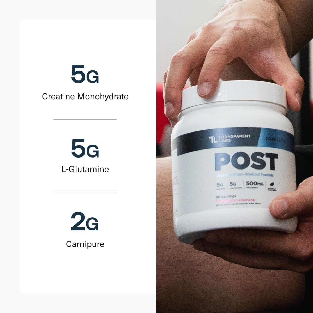 Post – Post-Workout Recovery Muscle Builder with L-Glutamine, Beta-Alanine and B