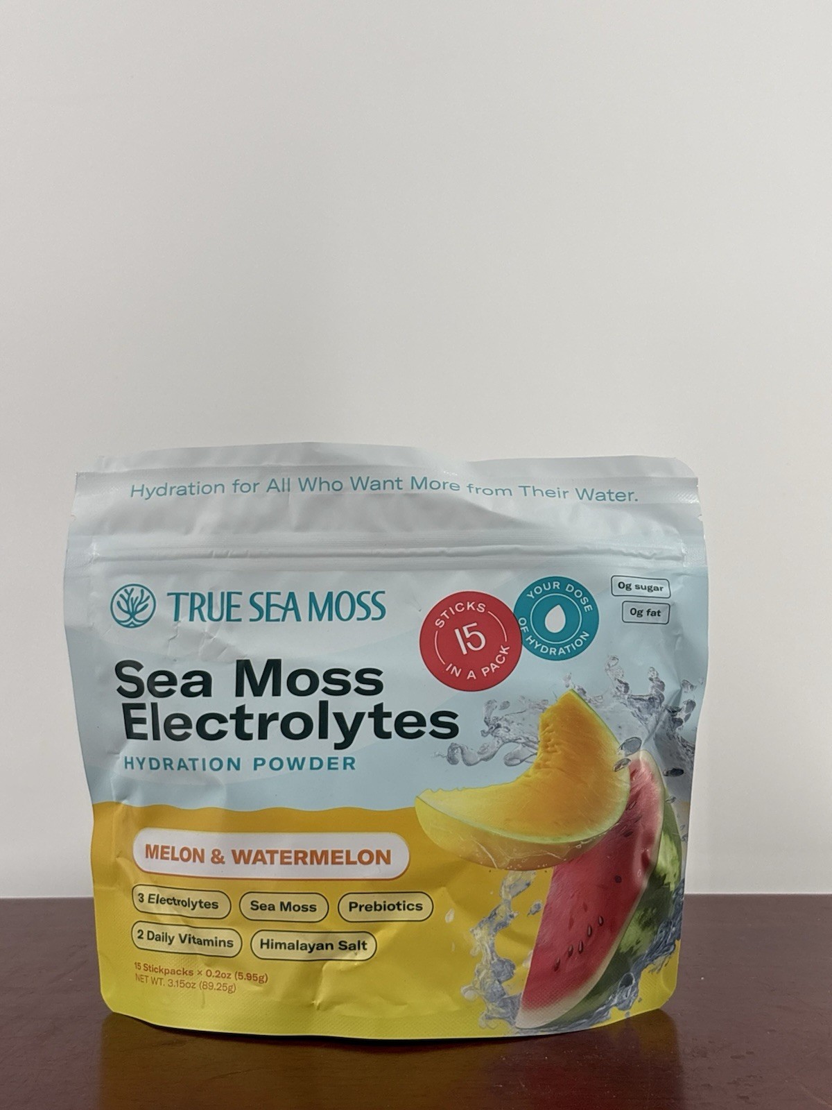 True Sea Moss Electrolytes Powder 15 Stickpacks Mango & Pineapple 0g Sugar