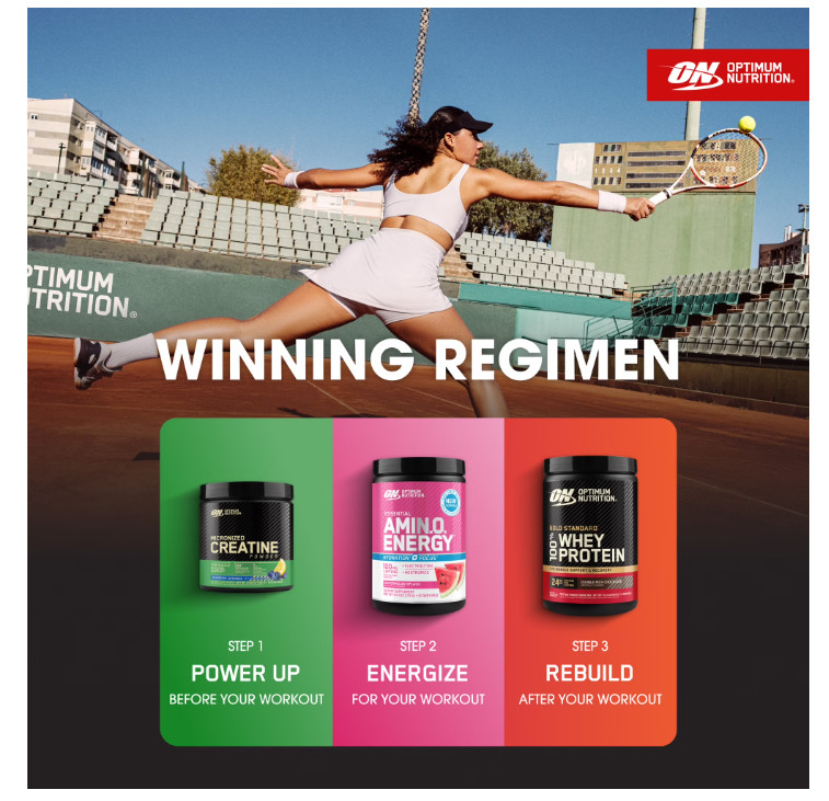 Optimum Nutrition Essential Amino Energy Hydration Plus Focus Powder, Watermelon