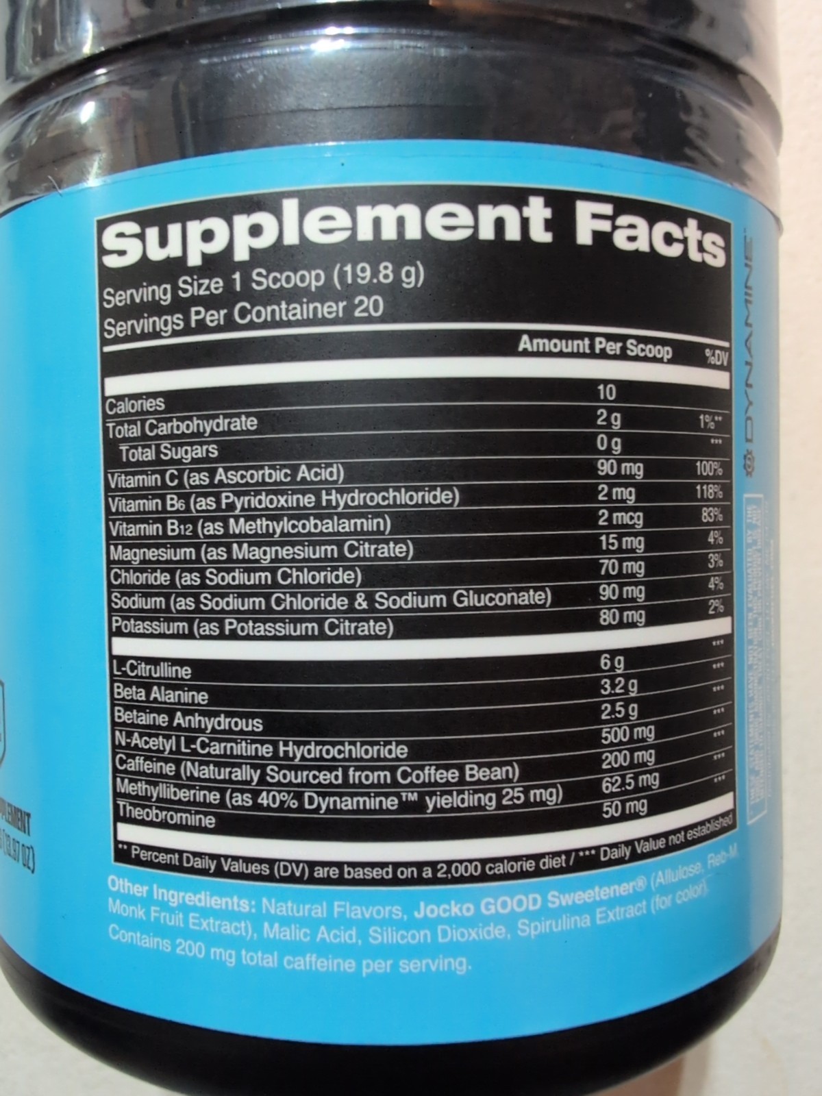 Jocko Fuel Ultimate Pre Workout Powder Blue Raspberry 13.97oz 6/27 FactorySealed