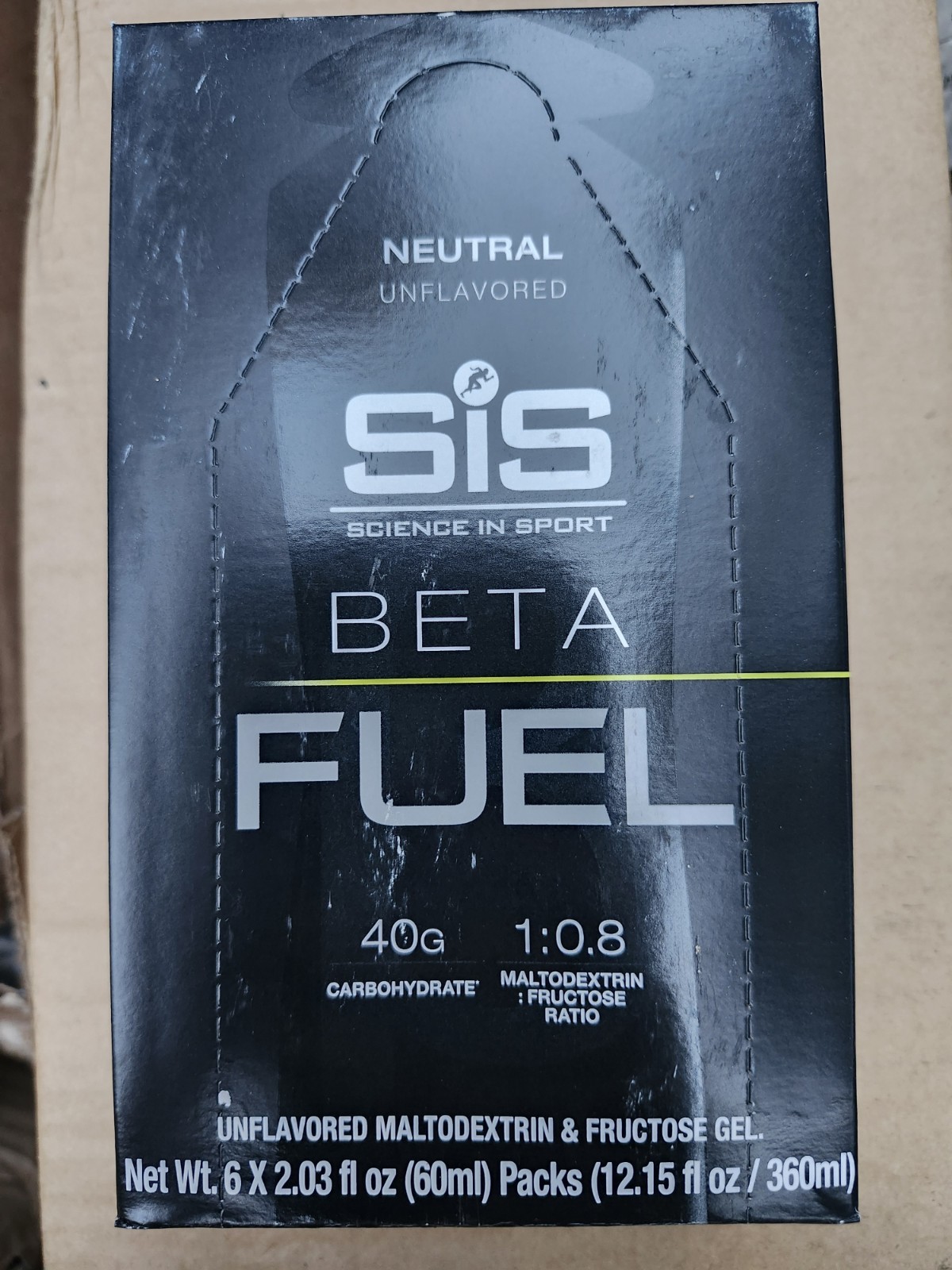 6 pack Science in Sport SiS Beta Fuel Dual-Source Energy Gels Neutral Unflavored