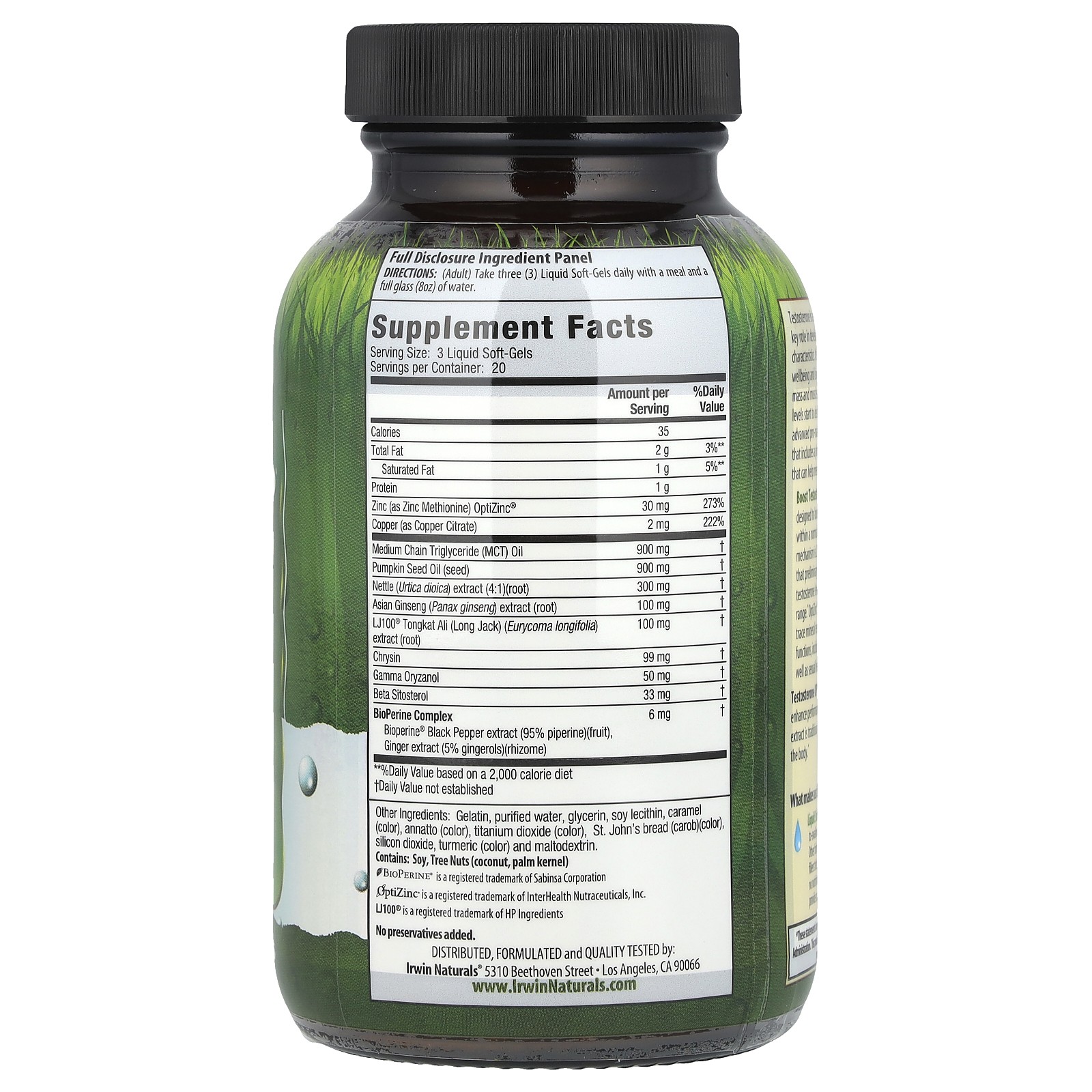 Testosterone UP, 60 Liquid Soft-Gels