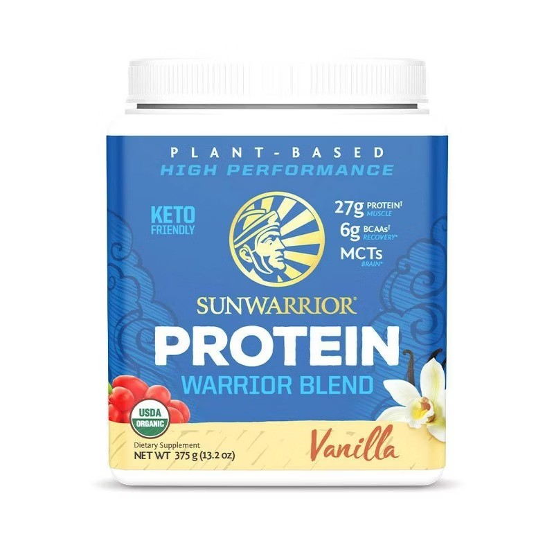 Organic Plant Vegan Plant Based Protein Powder – Vanilla – 13.2oz