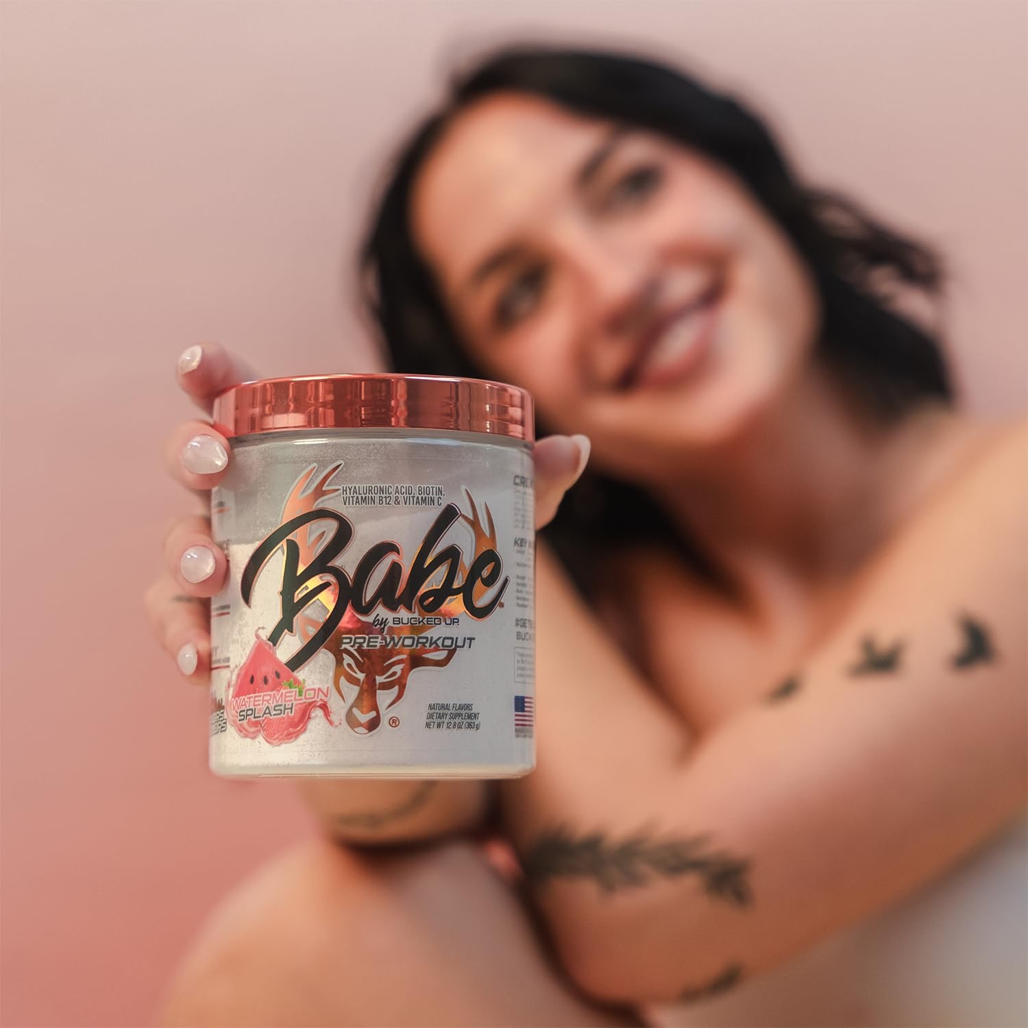 Babe Pre Workout powder for Women | Watermelon Splash | 6g Citrulline, 2g Bet…