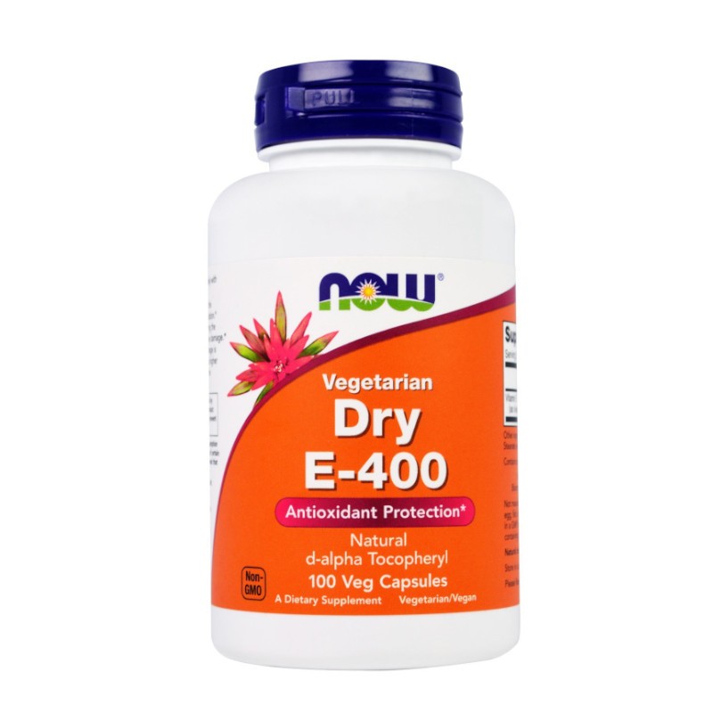 Now Foods Vitamin E-400 Dry Vegetarian 100 Vcaps