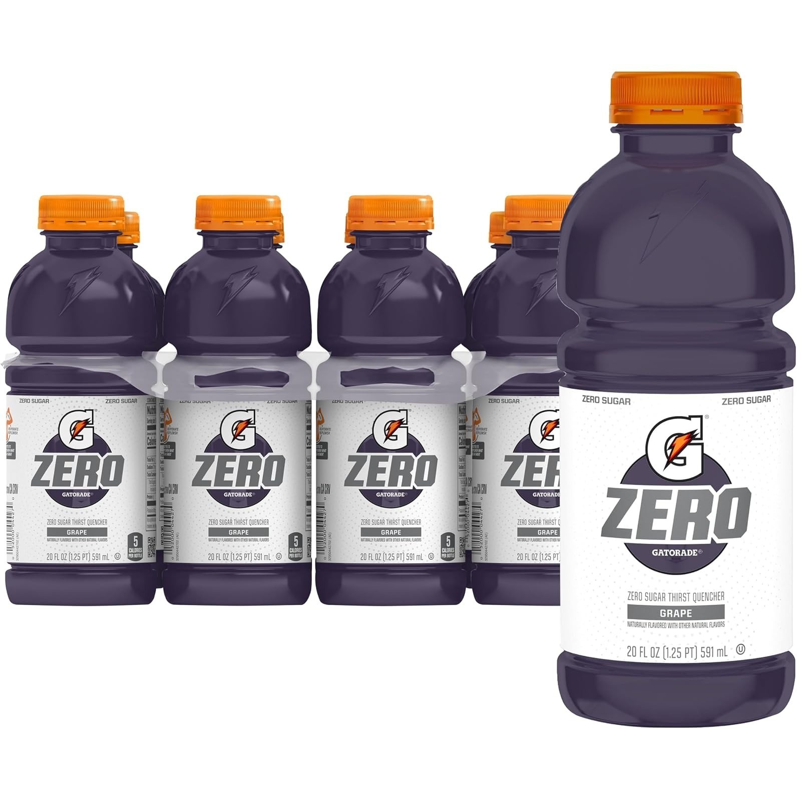 Gatorade Zero Sugar Glacier Cherry Sports Drink 20 Fl Oz 8 Pack