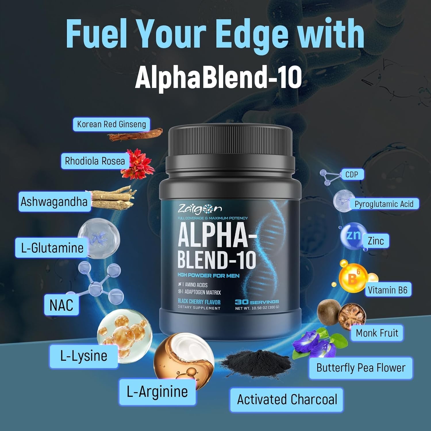 HGH Supplements for Men, Testosterone Booster, Belly Fat Burner & Muscle Buil…