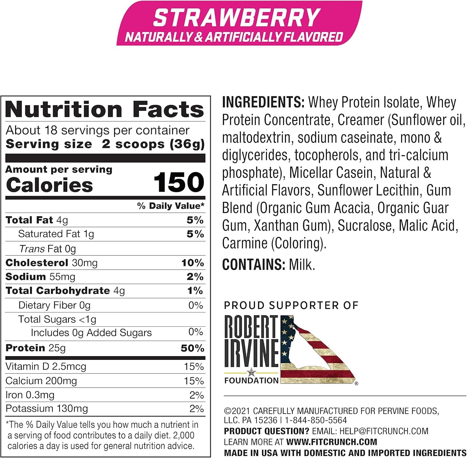 Delicious Gluten-Free Strawberry Tri-Blend Protein – Keto and Fitness Friendly