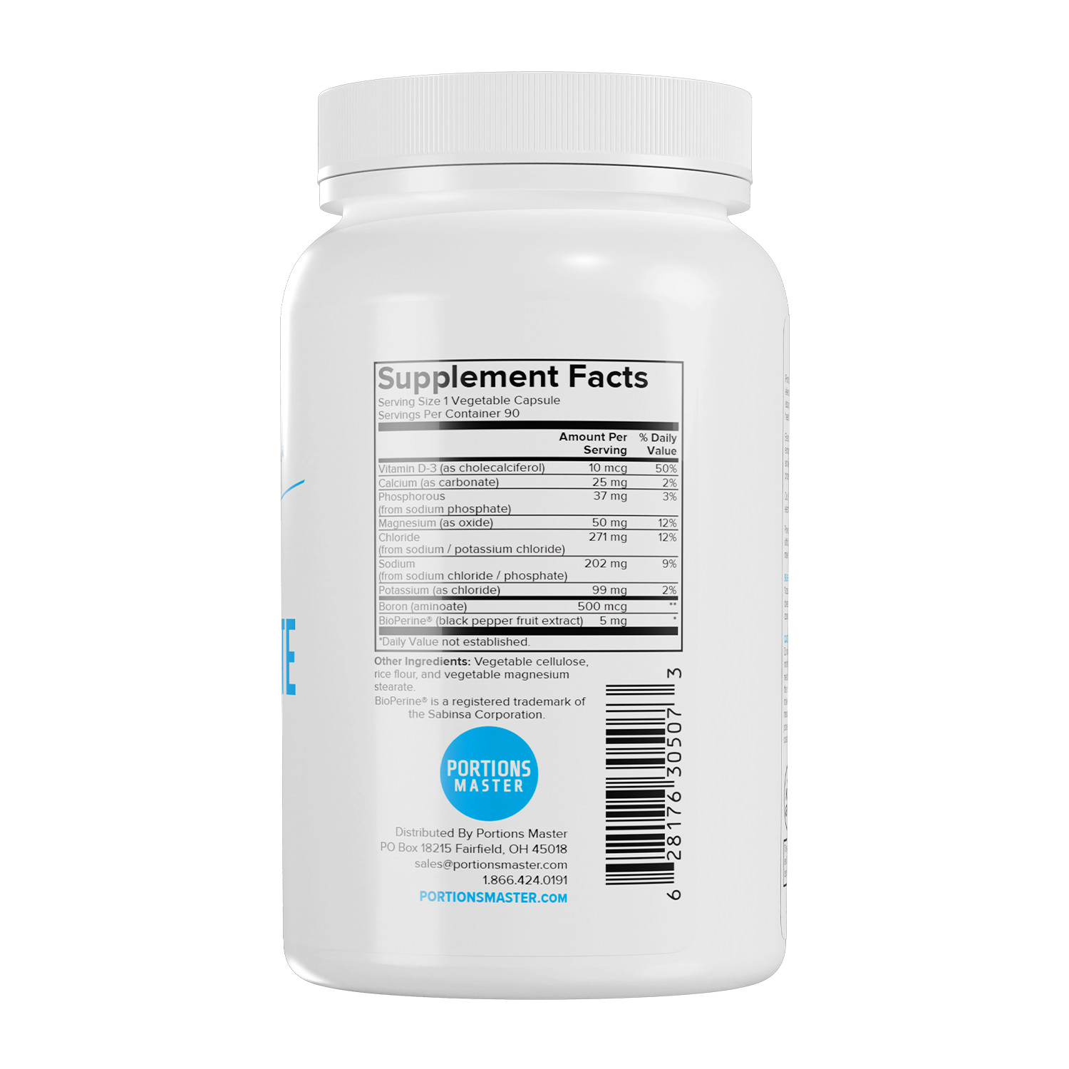 Portions Master Electrolyte Plus – 100 capsules