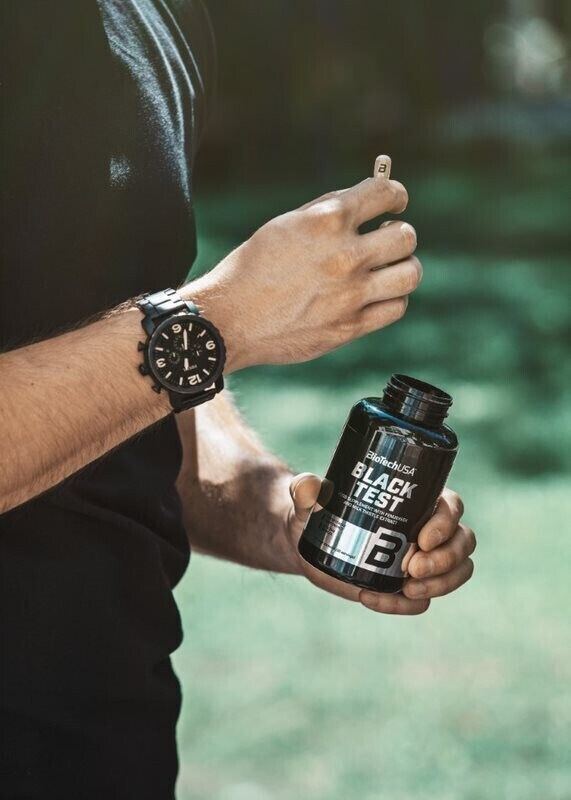 BLACK TEST 90 CAPSULES- Energy, libido, Testo Support, regeneration, muscle mass