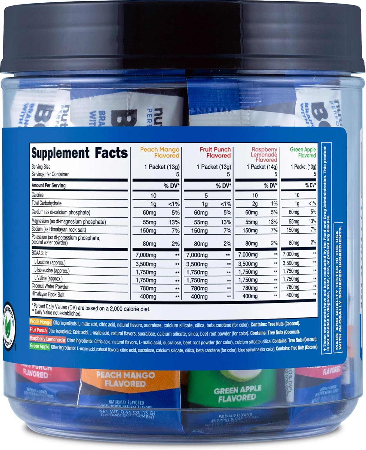 BCAA+ Hydration Variety Pack (20 Stickpacks) – Branched Chain Amino Acids with H