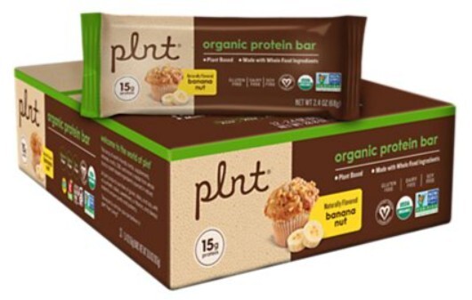 Organic Protein Bar Banana Nut (12 Bars)