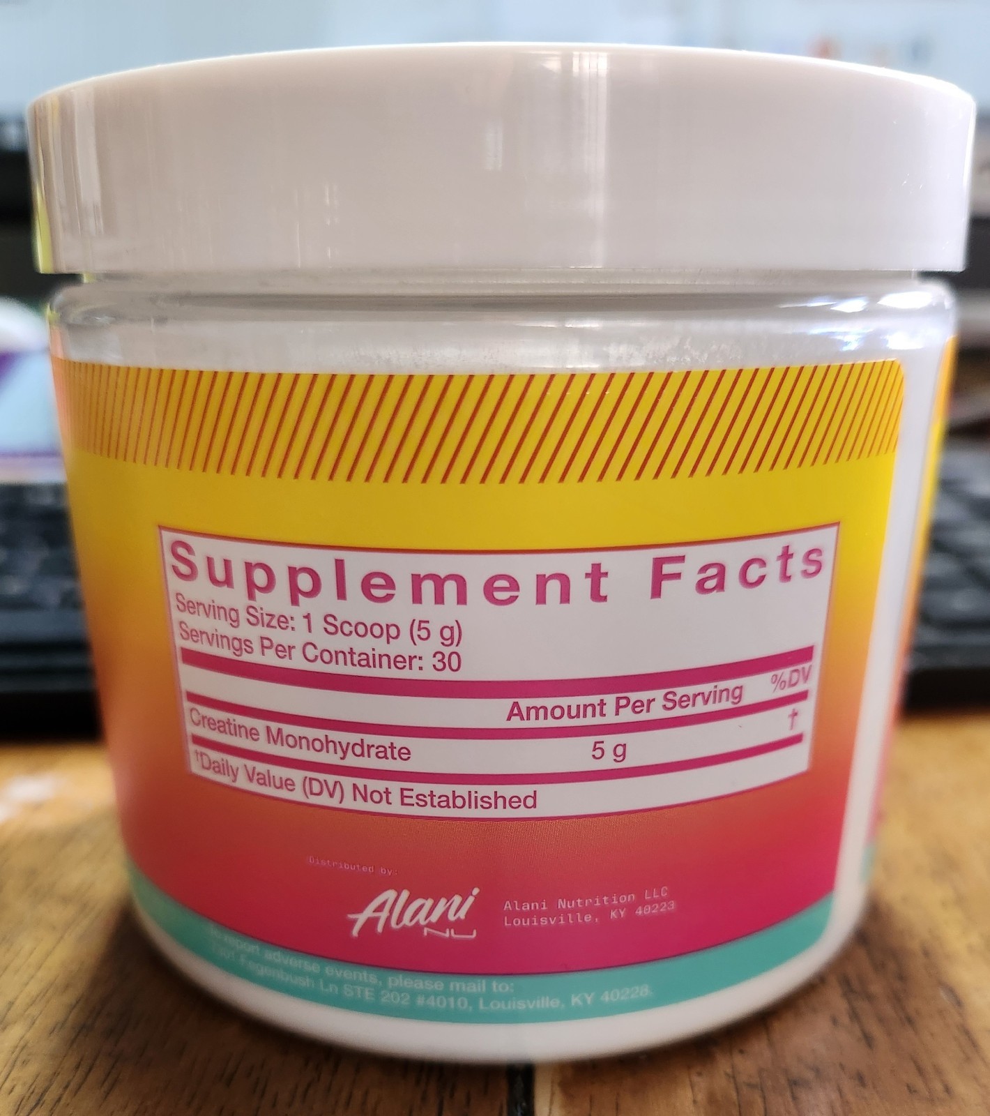 Alani Nu Creatine Monohydrate Powder Unflavored Creatine Powder 5.29oz 05/27