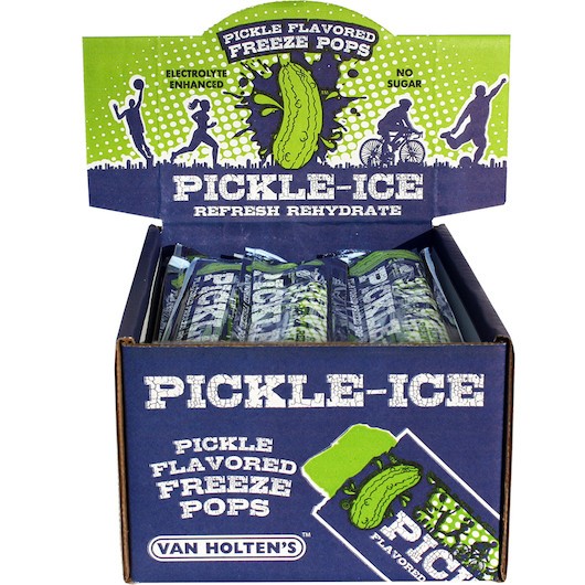 Van Holten’s Pickle Ice Flavored Freeze Pop, 2 Ounces, 24 Per Case