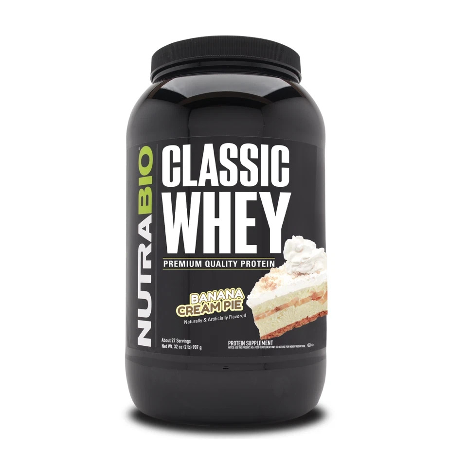 NUTRABIO CLASSIC WHEY 2LB – BANANA CREAM PIE