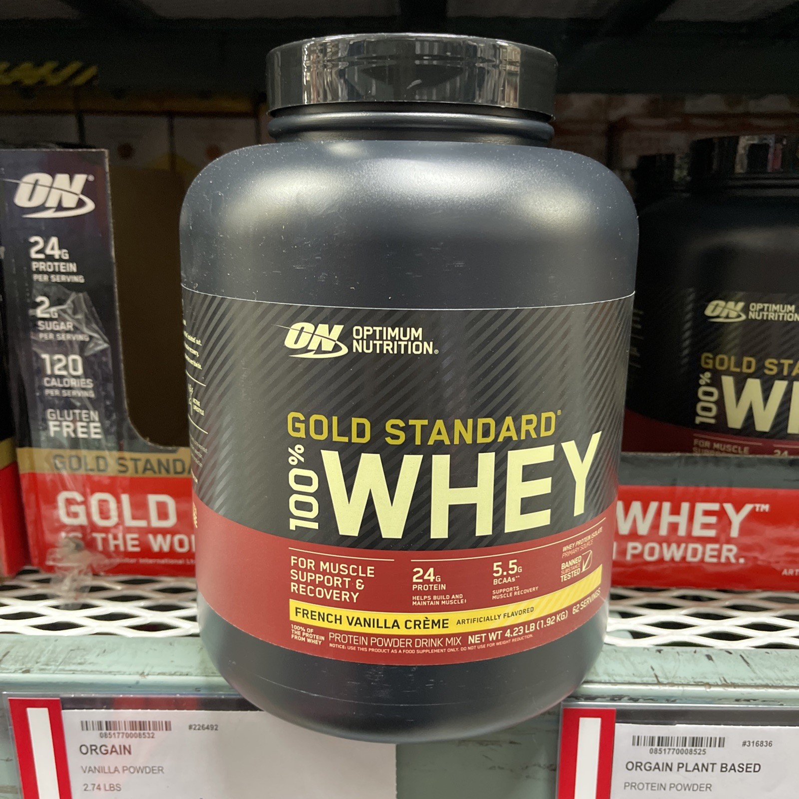 Optimum Gold Standard Whey Protein Powder (french Vanilla Cream )4.23LB/1.92kg