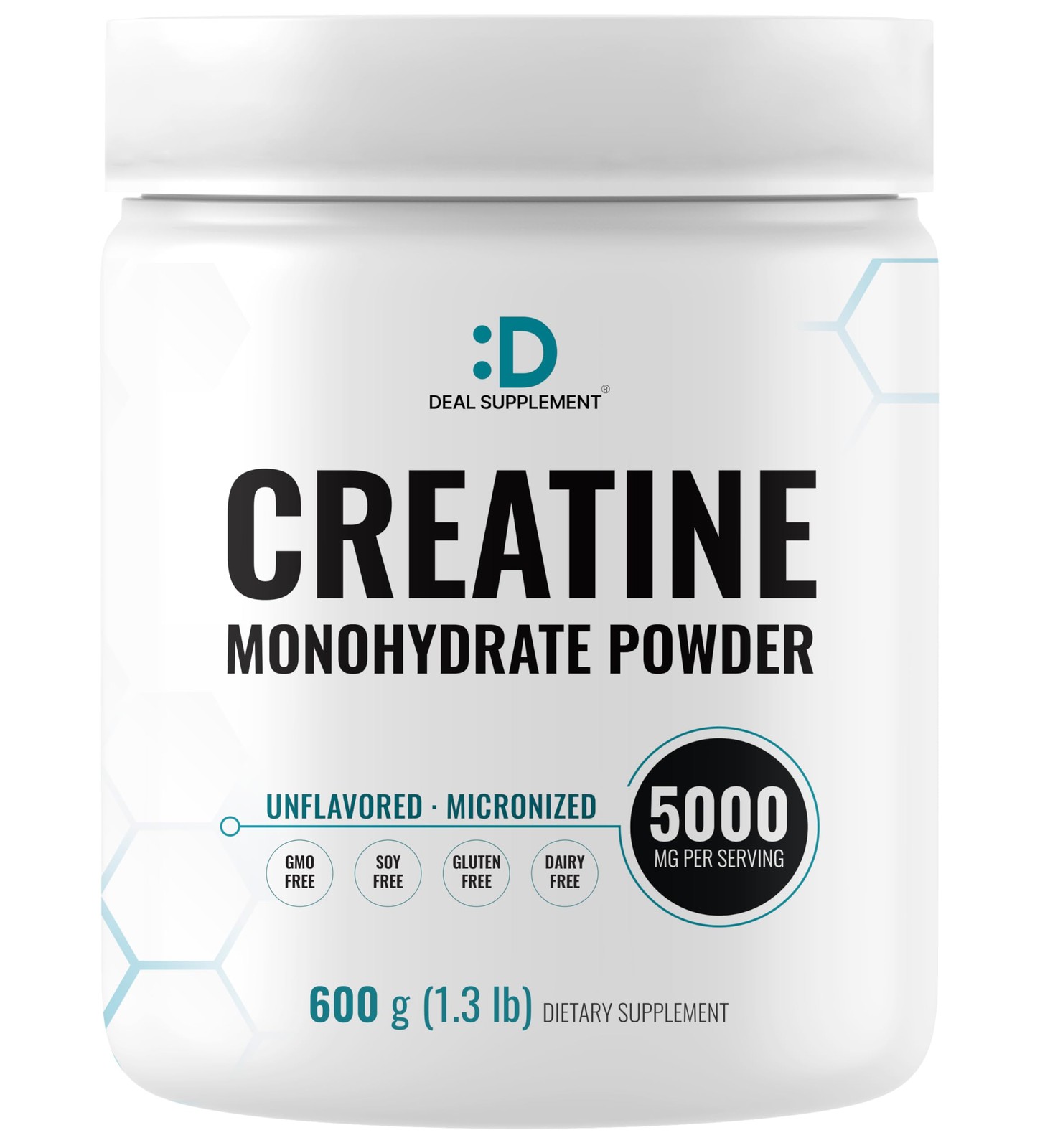 Instant Creatine Monohydrate Powder, 5g Per Serving – 21.2 Ounce (Pack of 1)