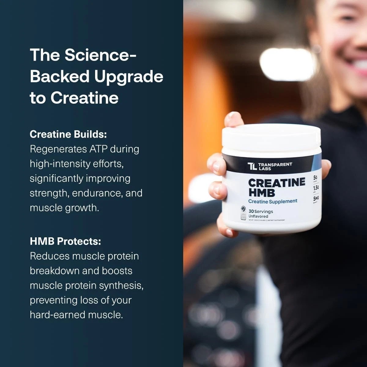 Creatine HMB – Creatine Monohydrate Powder with HMB for Muscle Growth, Increa…