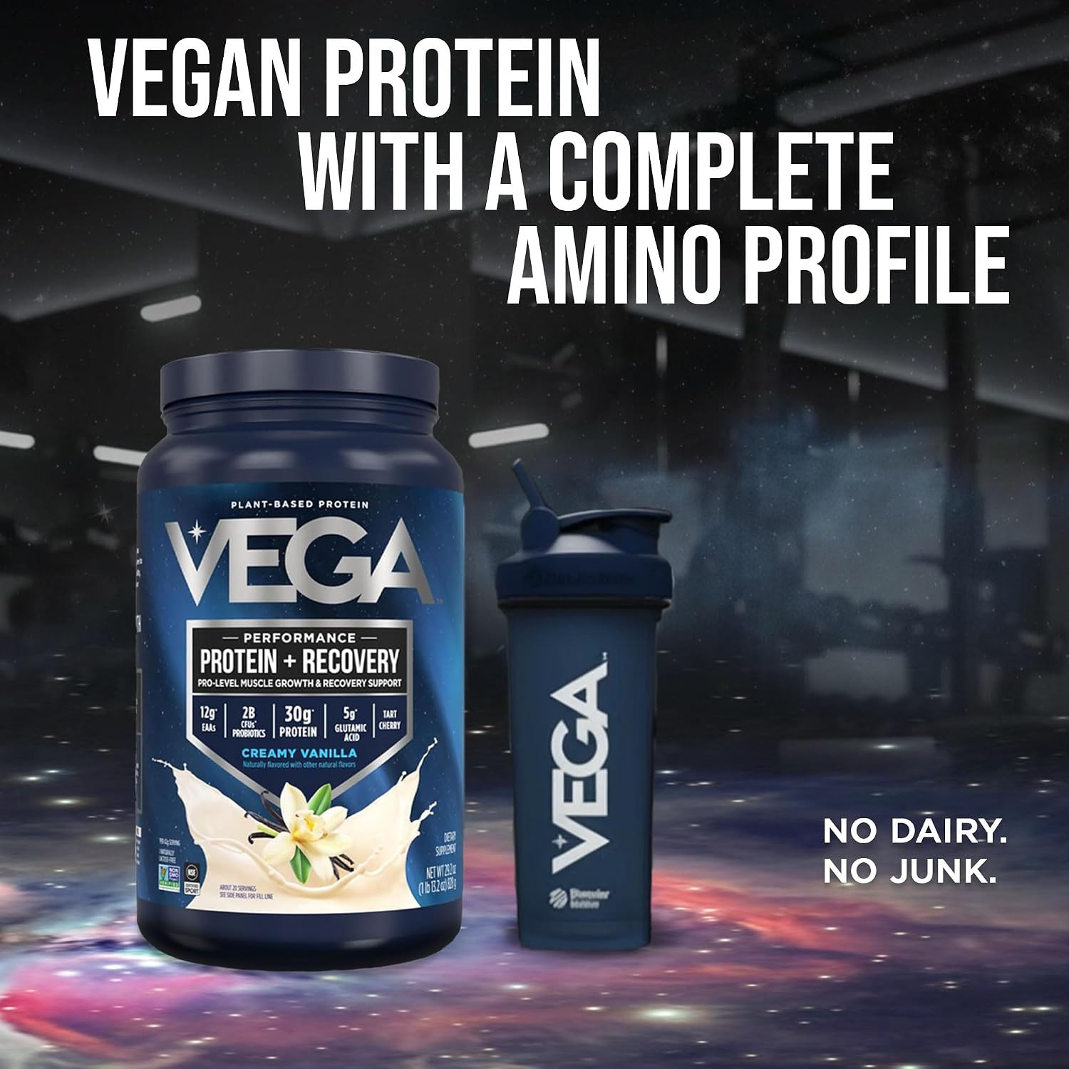 Protein + Recovery, Vanilla – 30G n Protein, Dairy & Gluten Free, Probiotics, NS