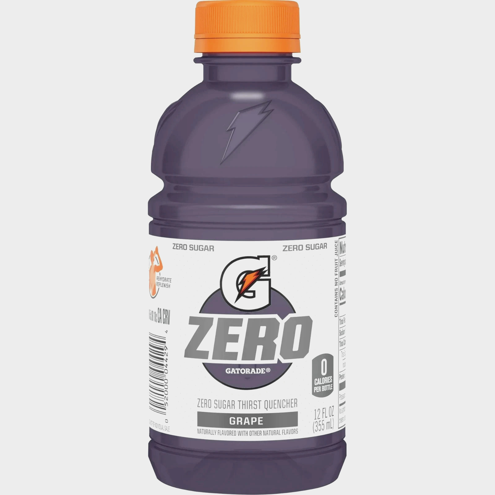 Gatorade Thirst Quencher Zero sugar sports 12 fl oz (Pack of 12)Grape-free ship