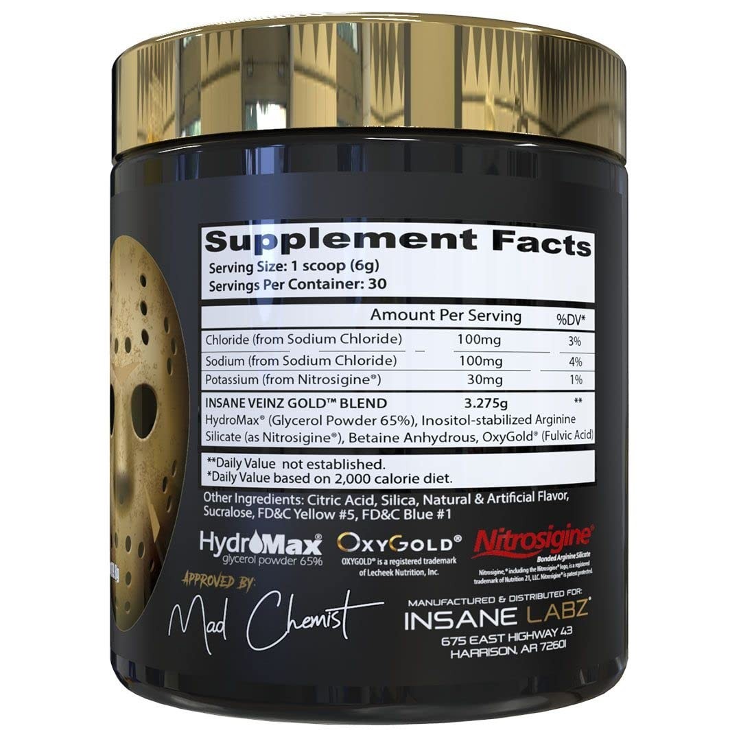 Nitric Oxide Pre Workout Powder – Non-Stimulant, Boost Vascularity & Blood Flow,