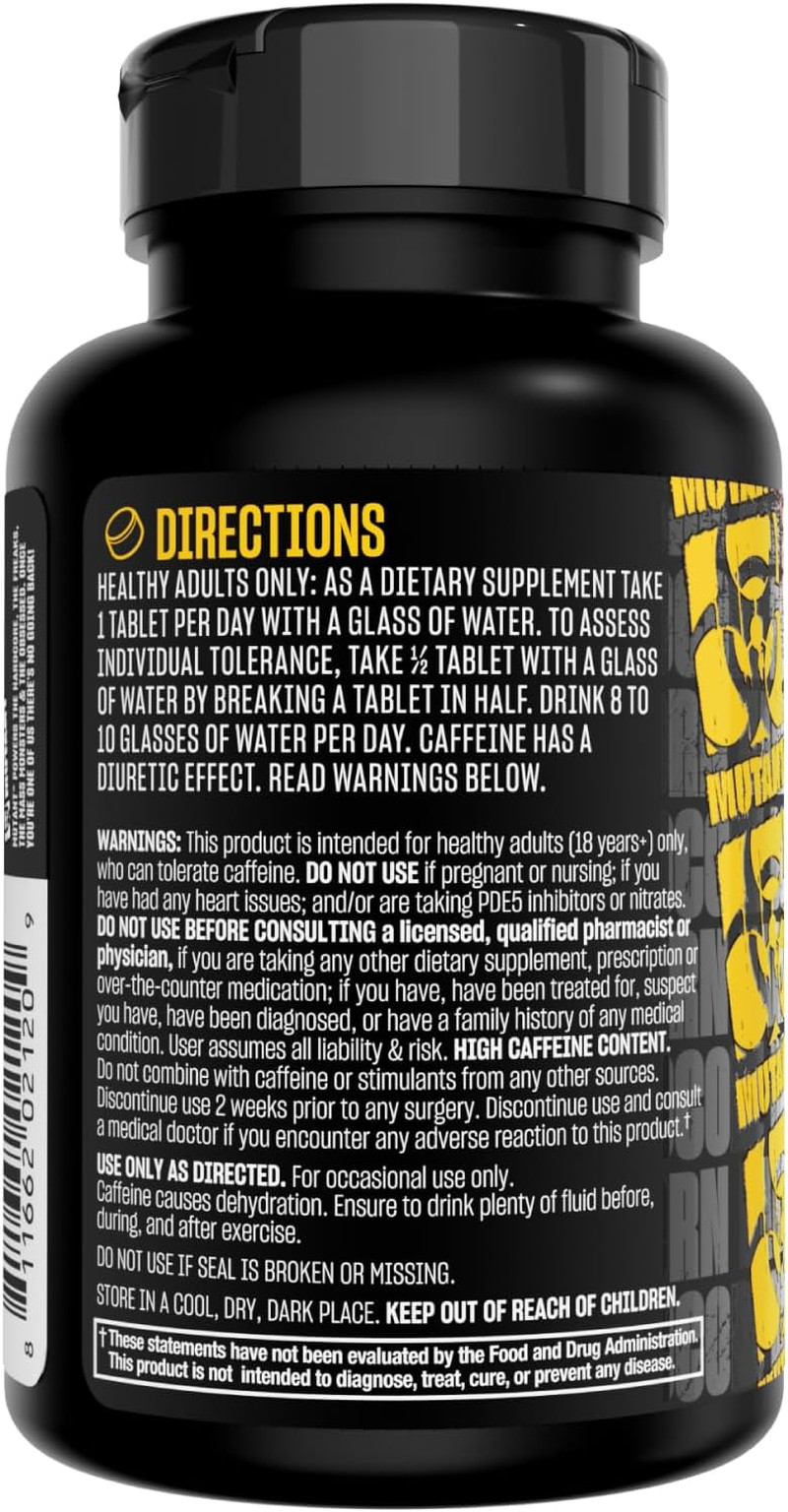 Caffeine Pills – Pharmaceutical-Grade Pure Caffeine Supplement for Boosting E…