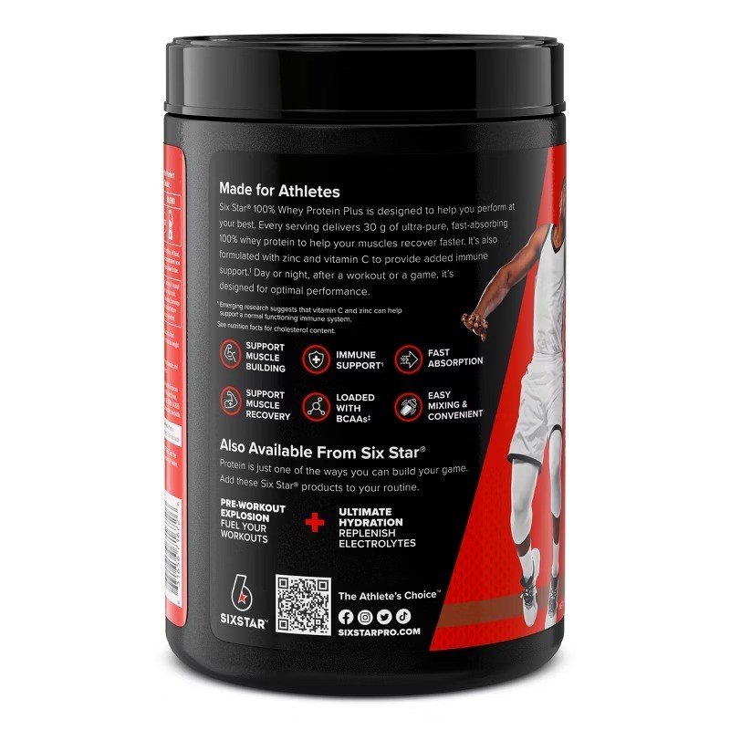 100% Whey Protein Plus – Triple Chocolate: Gluten-Free Muscle Growth Powder