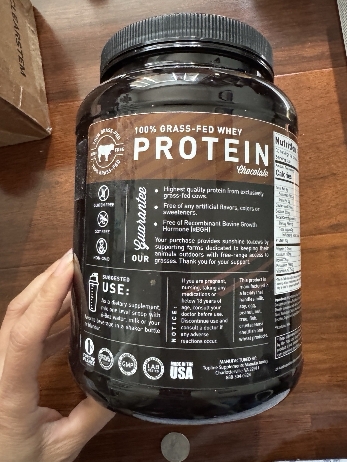 2.65 Lbs 100% Grass Fed Whey( Read The Description)
