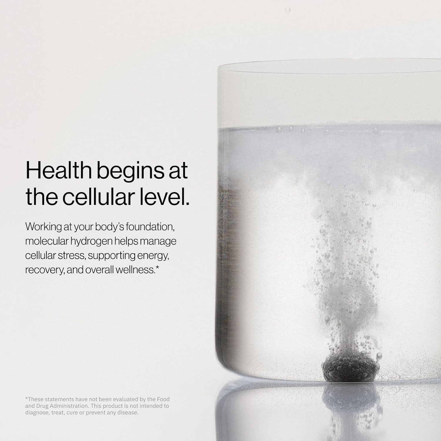 Molecular H2TAB Hydrogen Tablets with Magnesium -12 PPM Hydrogen Tablets for Dri