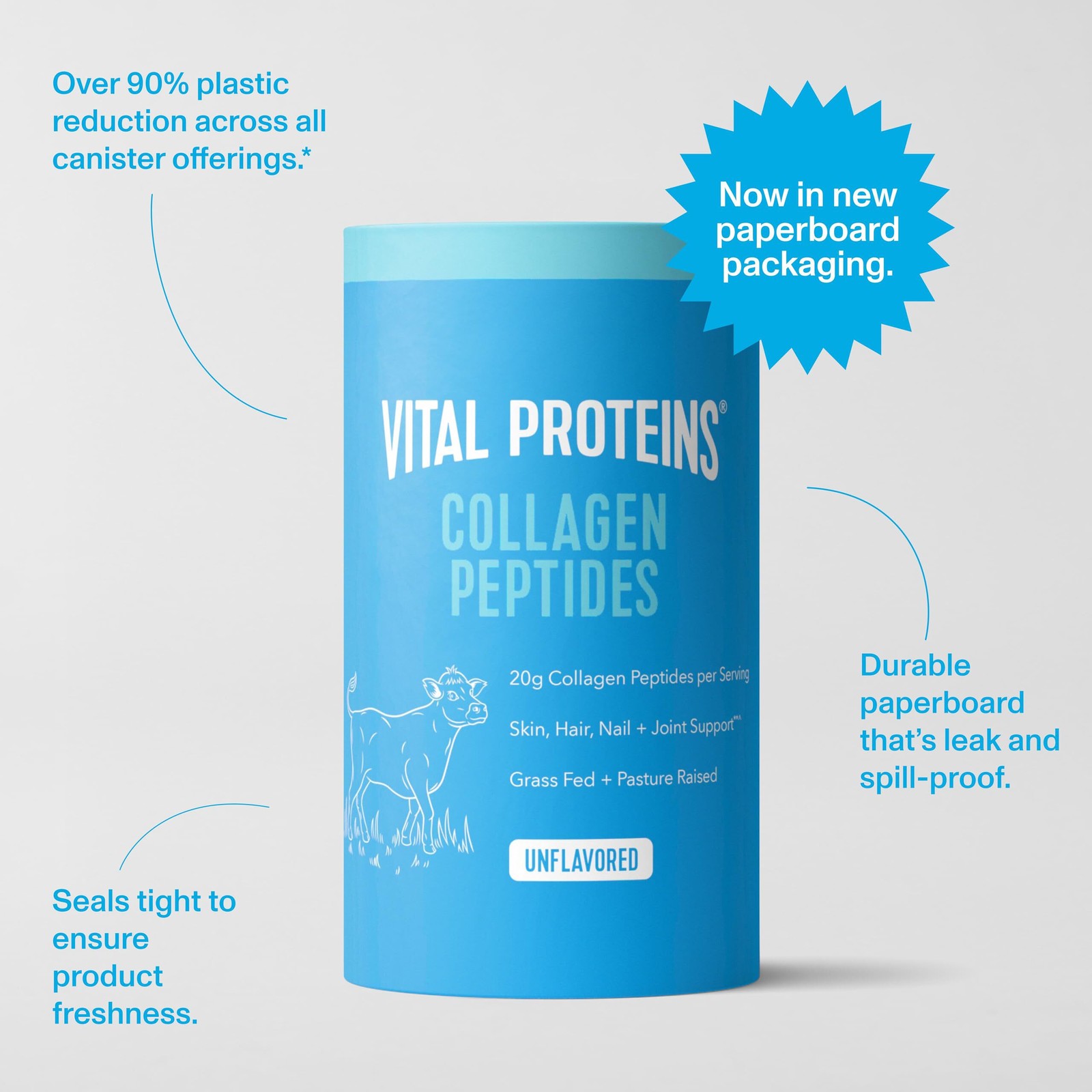 8/28 Vital Proteins Collagen Peptides Powder – Supports Hair, Nail, Skin, Bone &