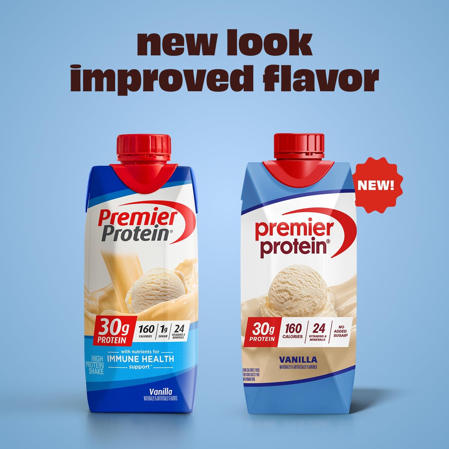 Premier Protein Shake, Vanilla, 30g Protein, No Added Sugar, 24 Vitamins Min…