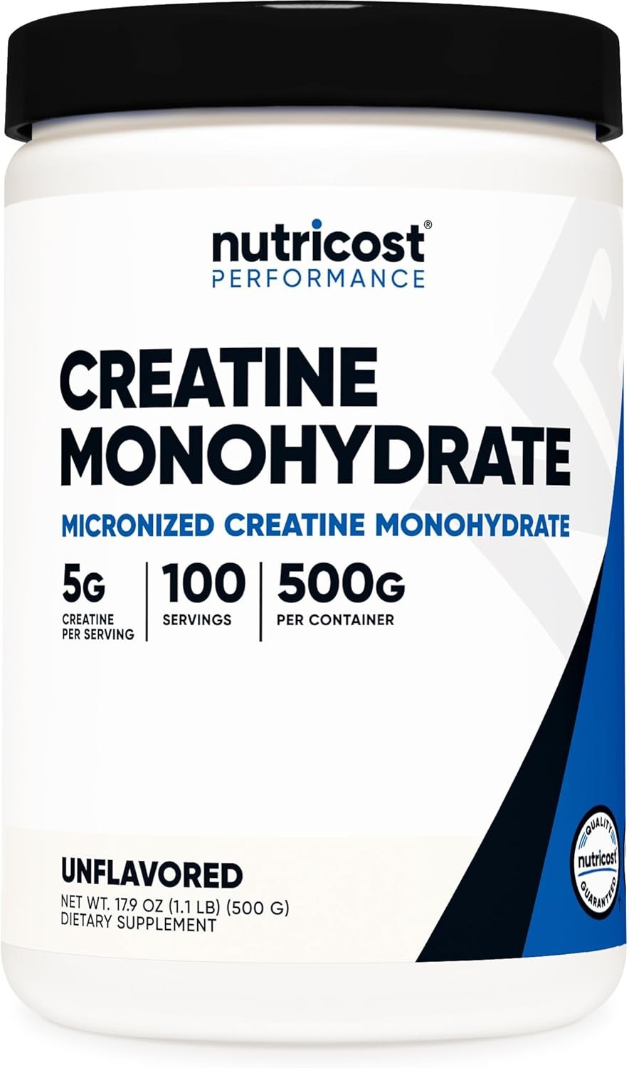Nutricost Creatine Monohydrate Micronized Powder 500G, 500 Gram (Pack of 1)