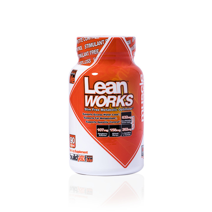 Muscle Elements LEAN WORKS Thermogenic Fat Burner Weight Loss – 90 capsules