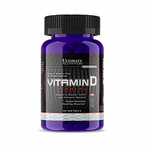 Ultimate Nutrition Vitamin D – 60 Softgels New!!!